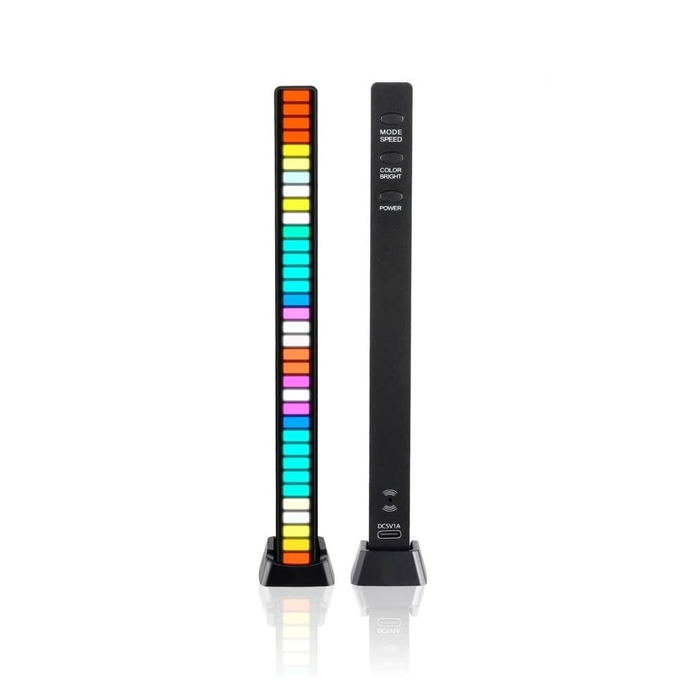 1 Piece RGB Sound Reactive LED Light Bar Sound Control Light