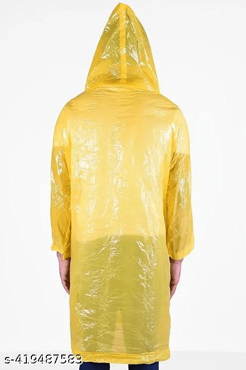 Unisex Poncho Raincoat with Hoods | Protect Plus Rain Guard | Poncho Free Size | Raincoat For unisex view 3
