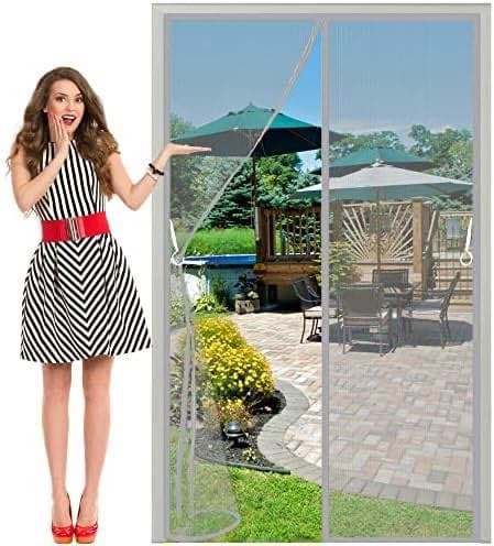 Magnetic Mesh Door Curtain 100x210 cm – Summer Anti‑Insect Mosquito Net | Stylish Home Door Screen view 7