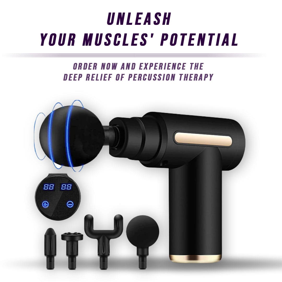 6 Gears Body Massage Gun , Electric Vibration Body Muscle Massager Fascial Gun , Body Massage Machine , Facial Body Massage Gun