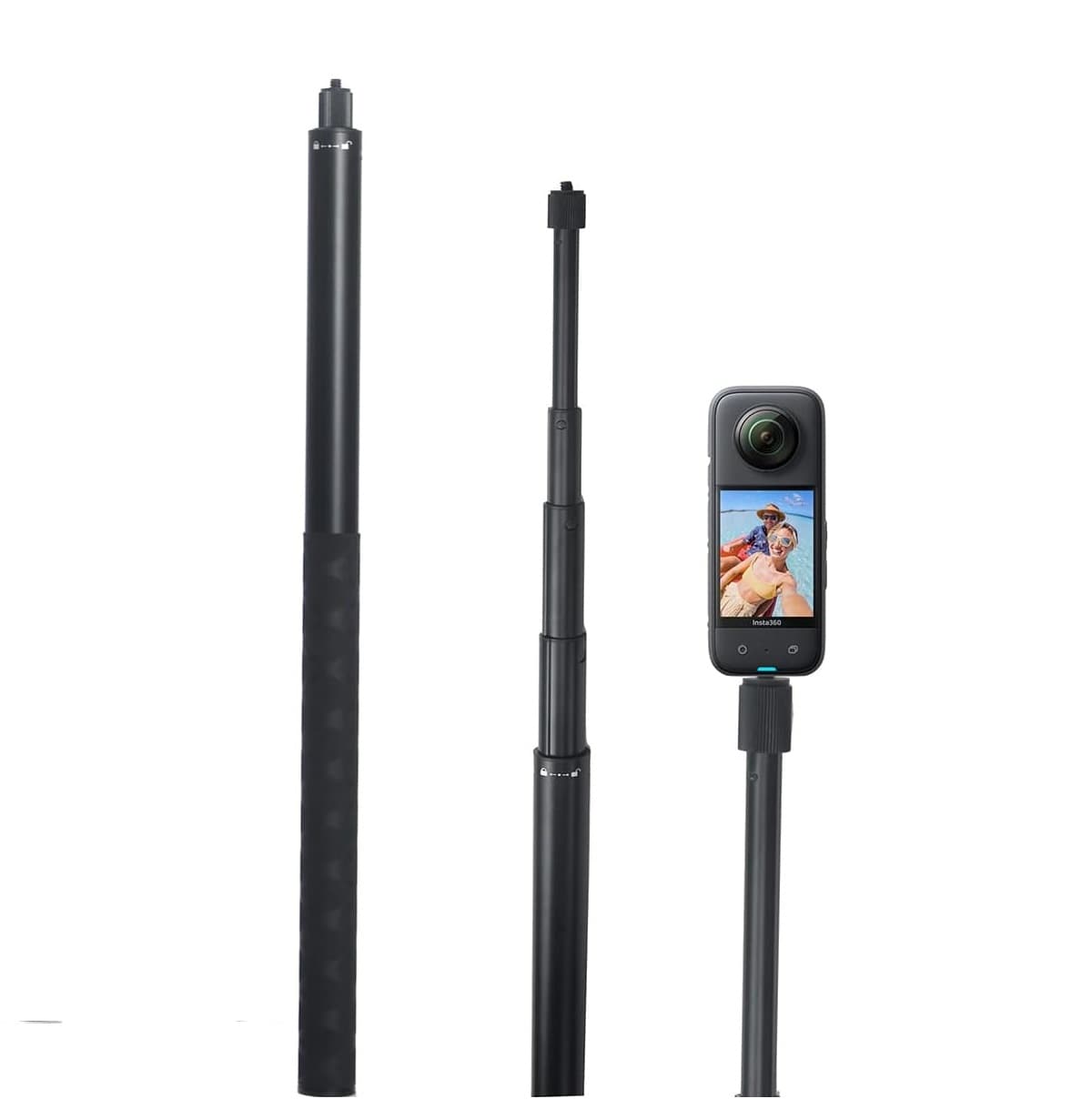 2 Meter Long Invisible Selfie Stick For Insta 360