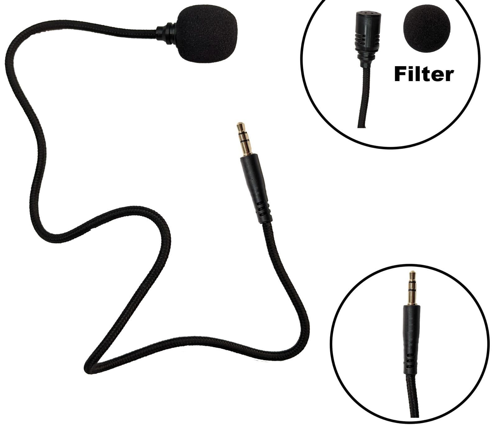 3.5mm Stereo Flexible Mic Audio External Microphone For GoPro