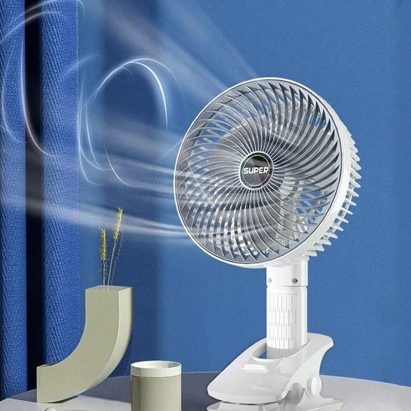 3 Speeds Quiet Portable USB Desk Clip Fan