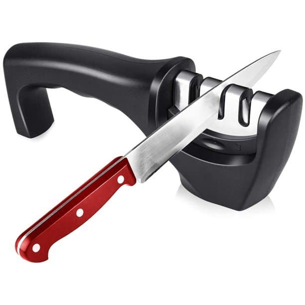 3 Stages Knife Sharpener Ceramic Tungsten Kitchen Knives Blade Sharpening System Tool
