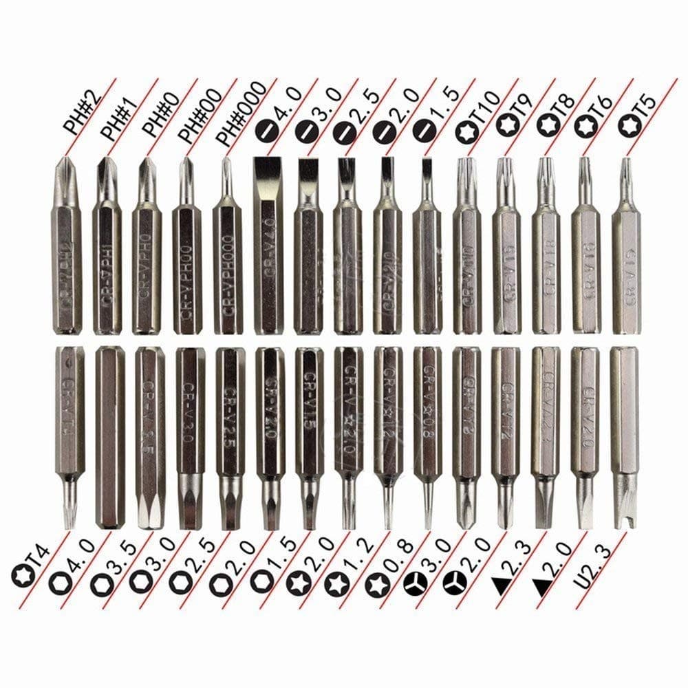 32 In 1 Mini Screwdriver Bits Set With Magnetic Flexible Extension Rod view 2