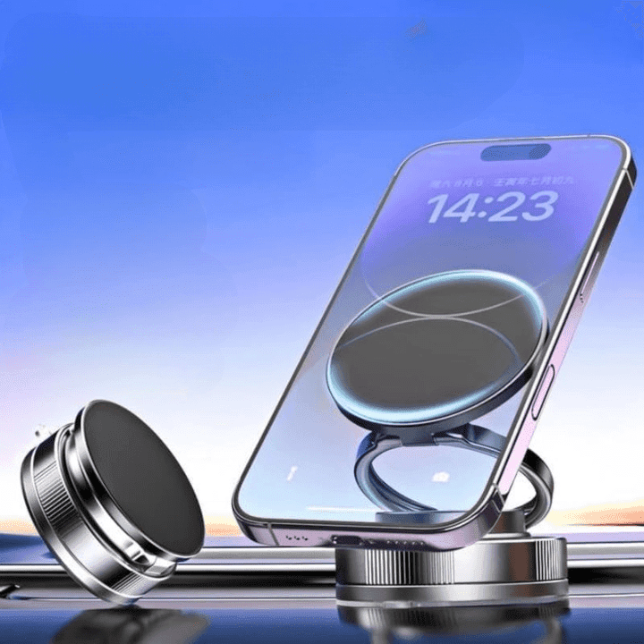 360° Adjustable Vacuum Suction Magnetic Mobile Phone Holder