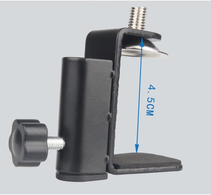 360 Degree Rotation Metal Long Arm Phone Tablet Holder Stand view 4
