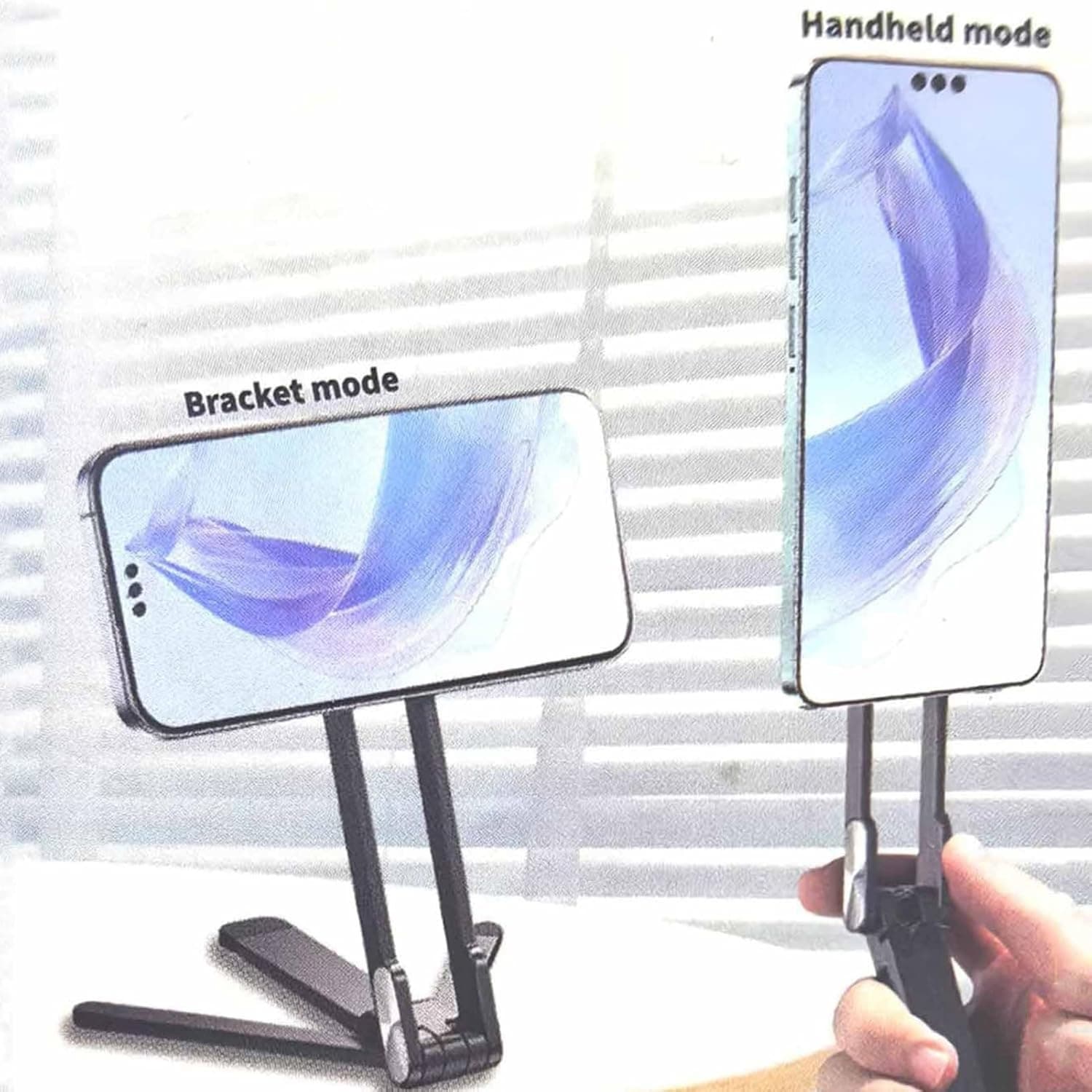 360° Magnetic Aluminum Portable Travel Tripod & Vlog Mobile Stand view 3