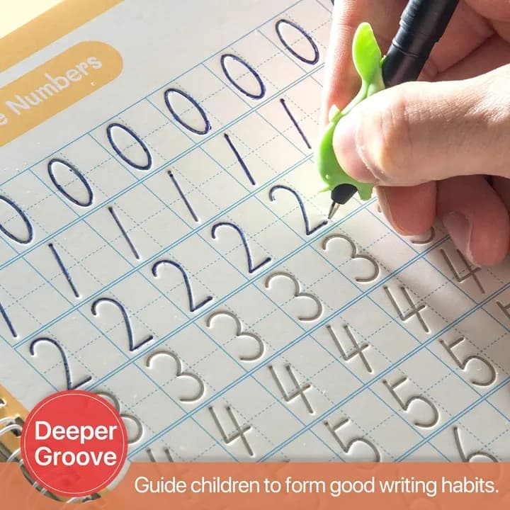 4 Pack Magic Handwriting Practice Copybook For Kids