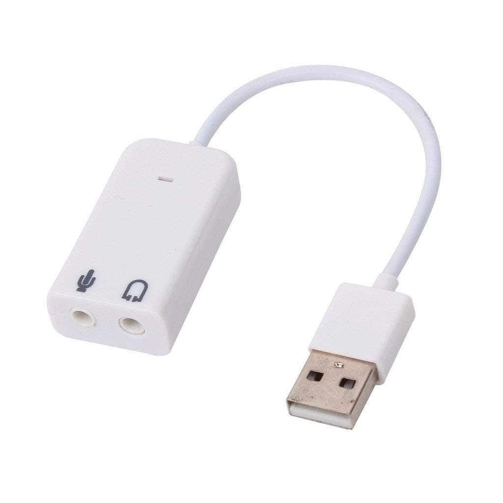 7.1 Channel USB External Sound Card Audio Adapter With Mic