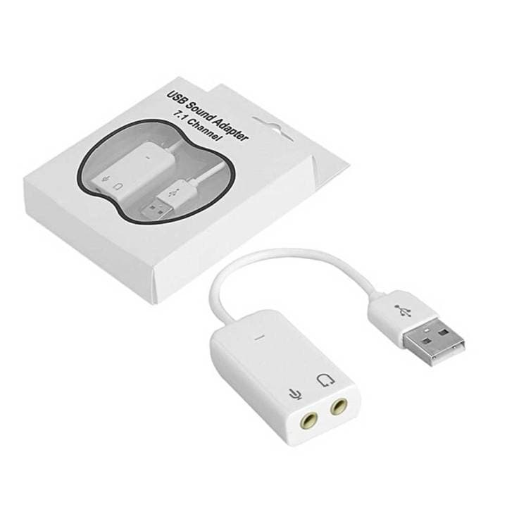 7.1 Channel USB External Sound Card Audio Adapter With Mic view 3