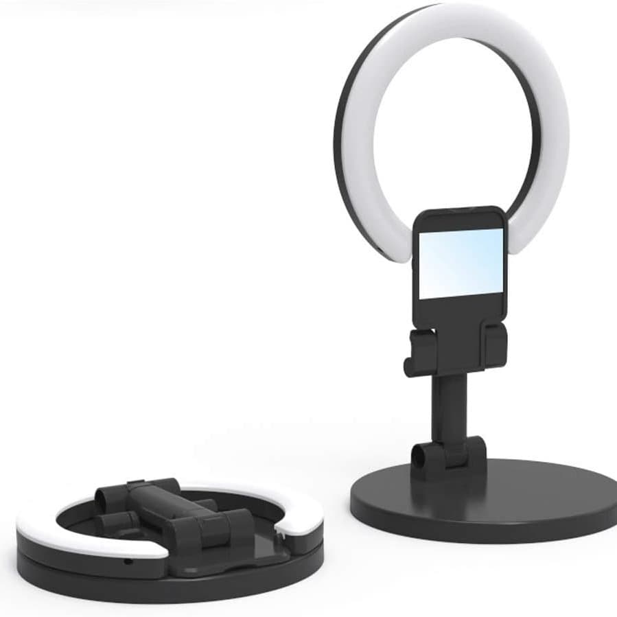 A7 Ring Light Mobile Stand Makeup Mirror view 2