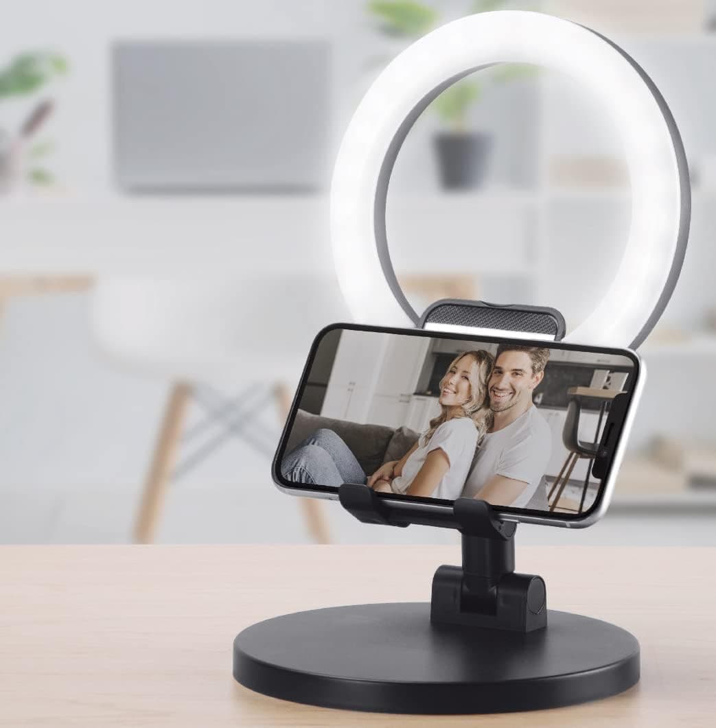 A7 Ring Light Mobile Stand Makeup Mirror