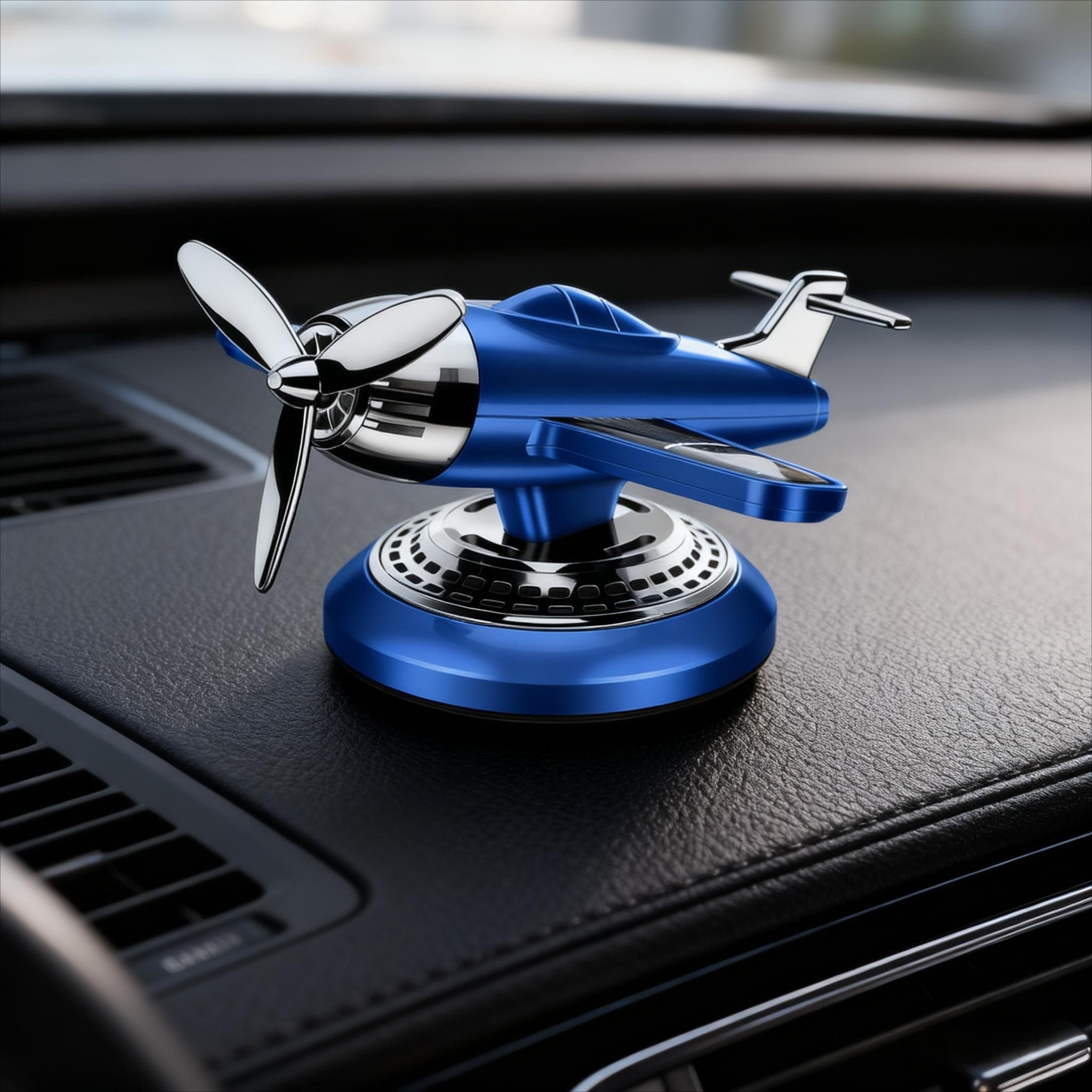 Airplane Car Dashboard Aromatherapy Diffuser – Solar Rotating With Fragrance