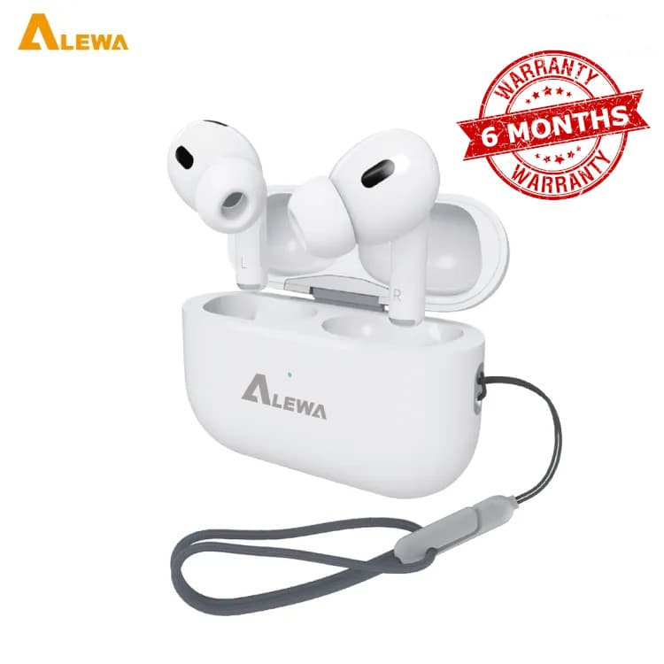 Alewa Rizz Pro Earbuds 5.3 Super Bass Sound 6H Music Time With free Silicon Cover V6.0 ENC