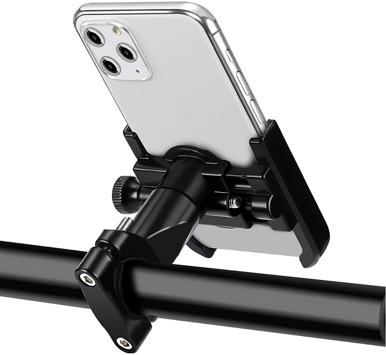 Aluminum Motorcycle Handlebar Adjustable Phone Holder view 3