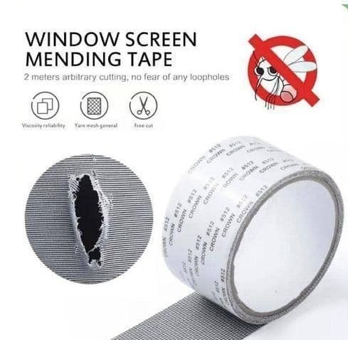 Anti-Mosquito Screen Window Patch Self-Adhesive Tape Window Mesh Repair Tape