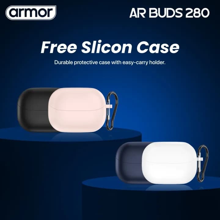 Armor AR Buds 280 Wireless Earbuds Smart ENC 50H Playtime High Bass view 2