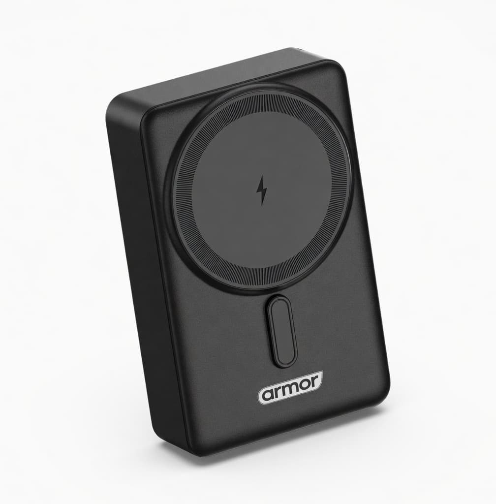 Armor AR24 20000mAh Wireless Powerbank With Dual USB Ports & LED Battery Indicator