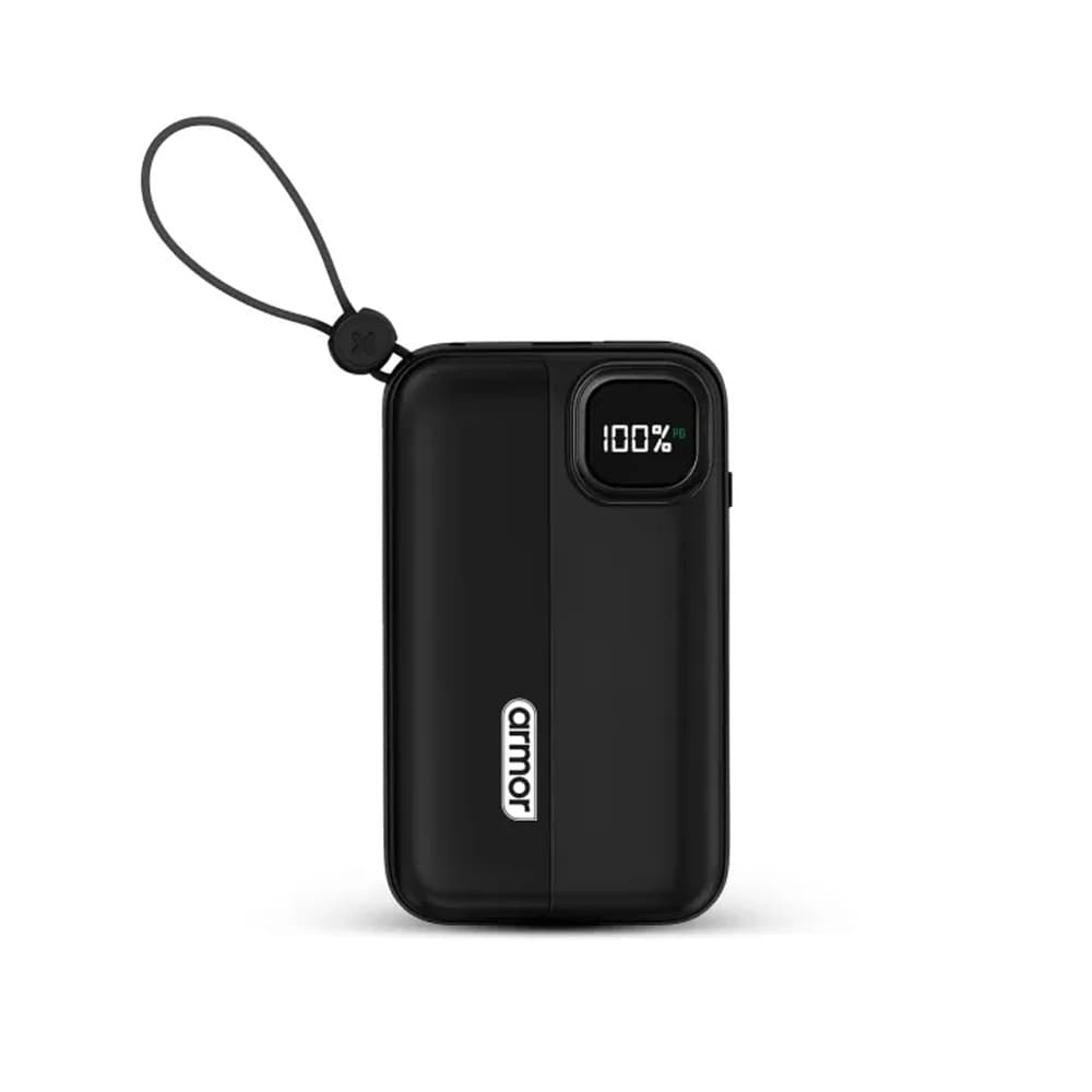 Armor AR28PD 20000mAh Power Bank With 22.5W Fast Charging And Built-in Dual Cables
