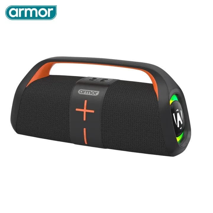 Armor Bass 450 Bluetooth Speaker 20W With TWS Connection RGB Lights IPX5 Waterproof