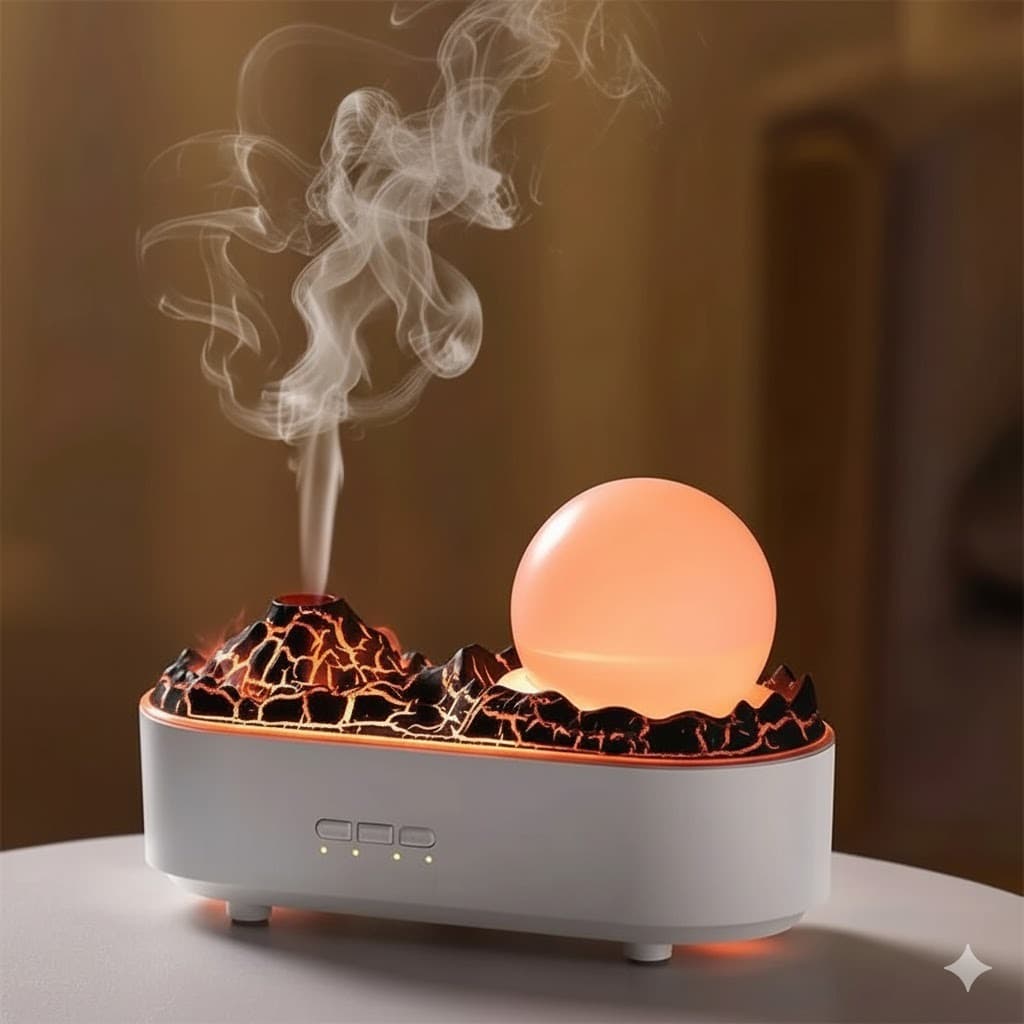 Aromatherapy Essential Oil Diffuser & Humidifier With LED Light & Timer