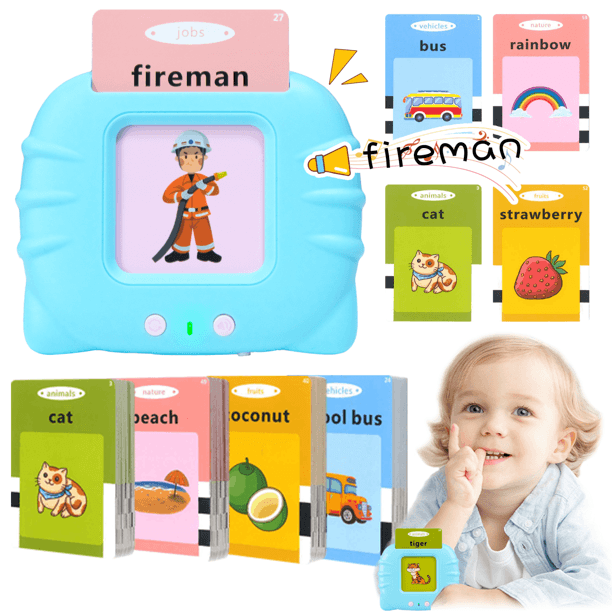 Audible Flash Cards Children Learning Toy