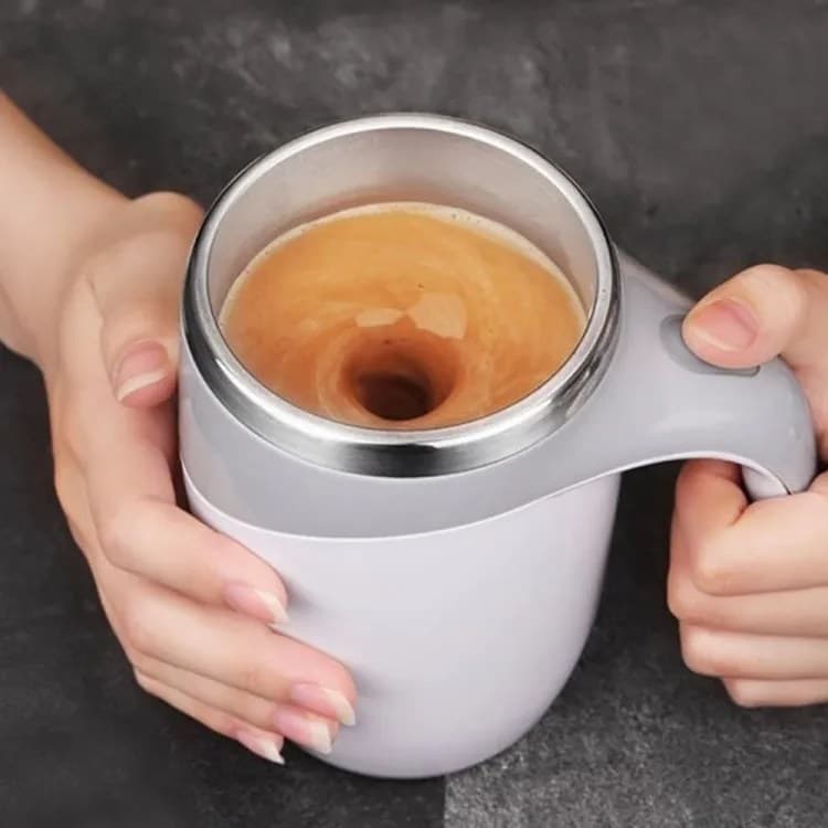 Automatic Stirring Magnetic Mug Thermos Cup view 2