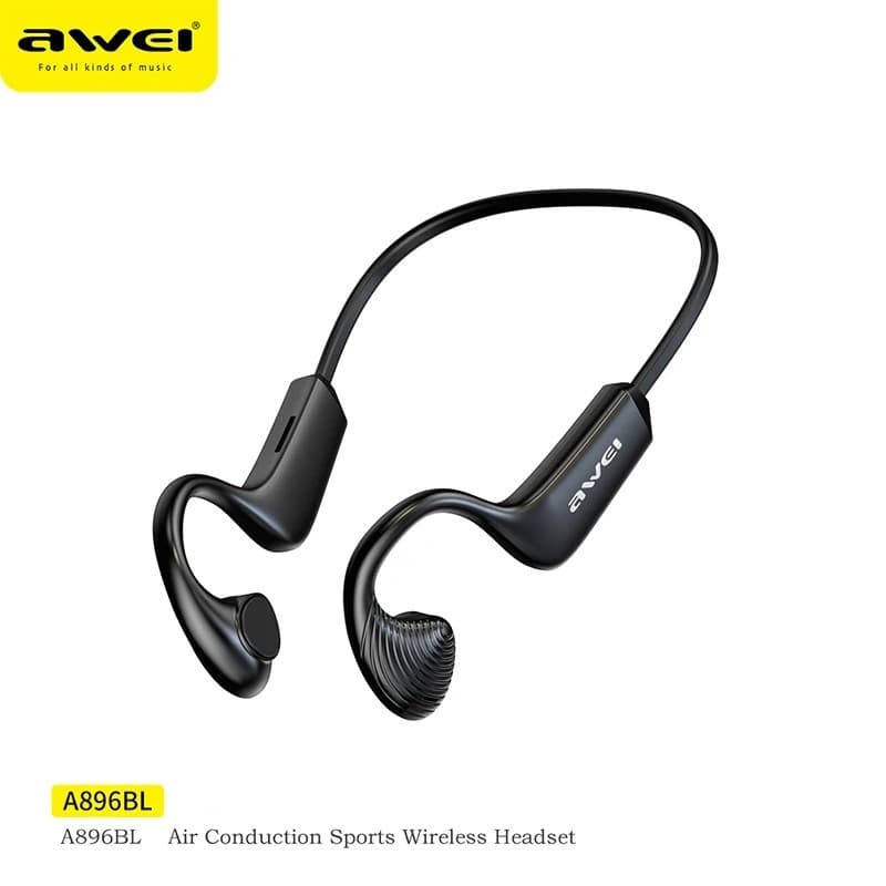 Awei A896BL Air Conduction Sports Wireless Bluetooth Headset  With Mic