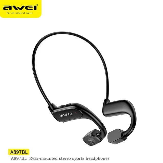 Awei A897BL Air Conduction Bluetooth 5.3 Earphone Sports Headset