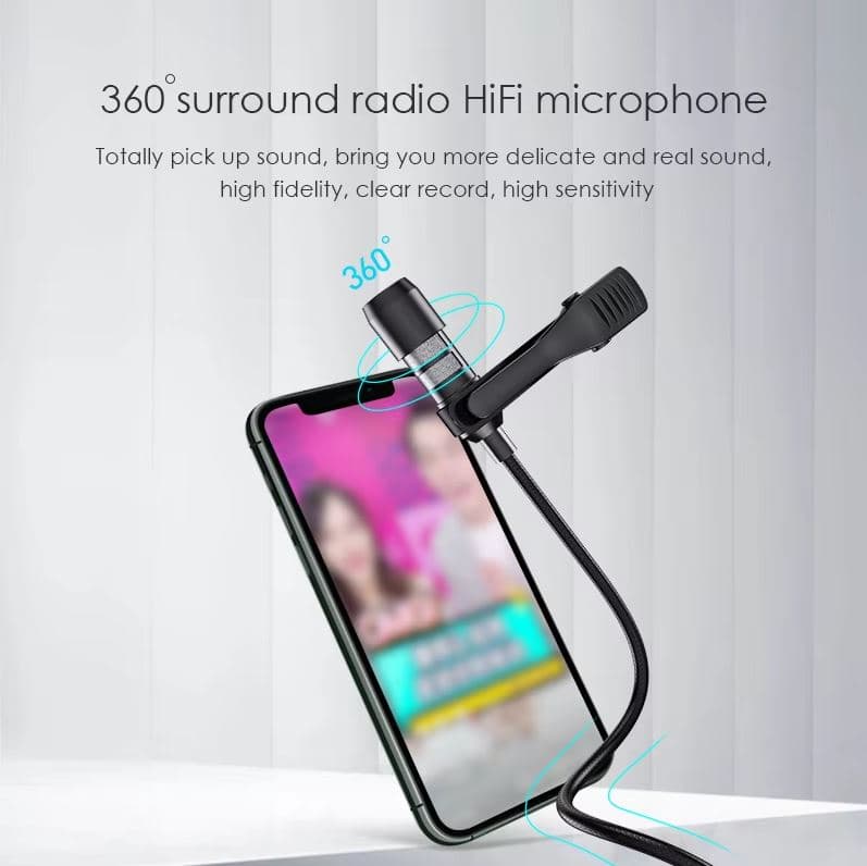 Awei MK1 Clipper Microphone 3.5mm Jack Noise Reduction view 3