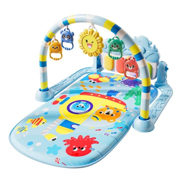 Baby Play Gym Piano Kick And Play Mat Light & Music Baby Toy 0-12 Month view 2