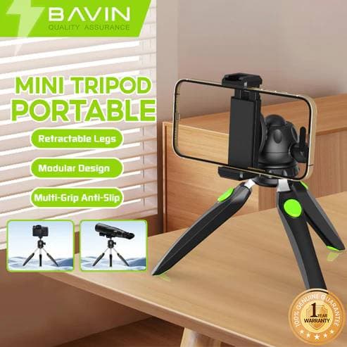 BAVIN AP20 Mini Portable Tripod Stand For Smartphones Cameras & Telescopes view 5