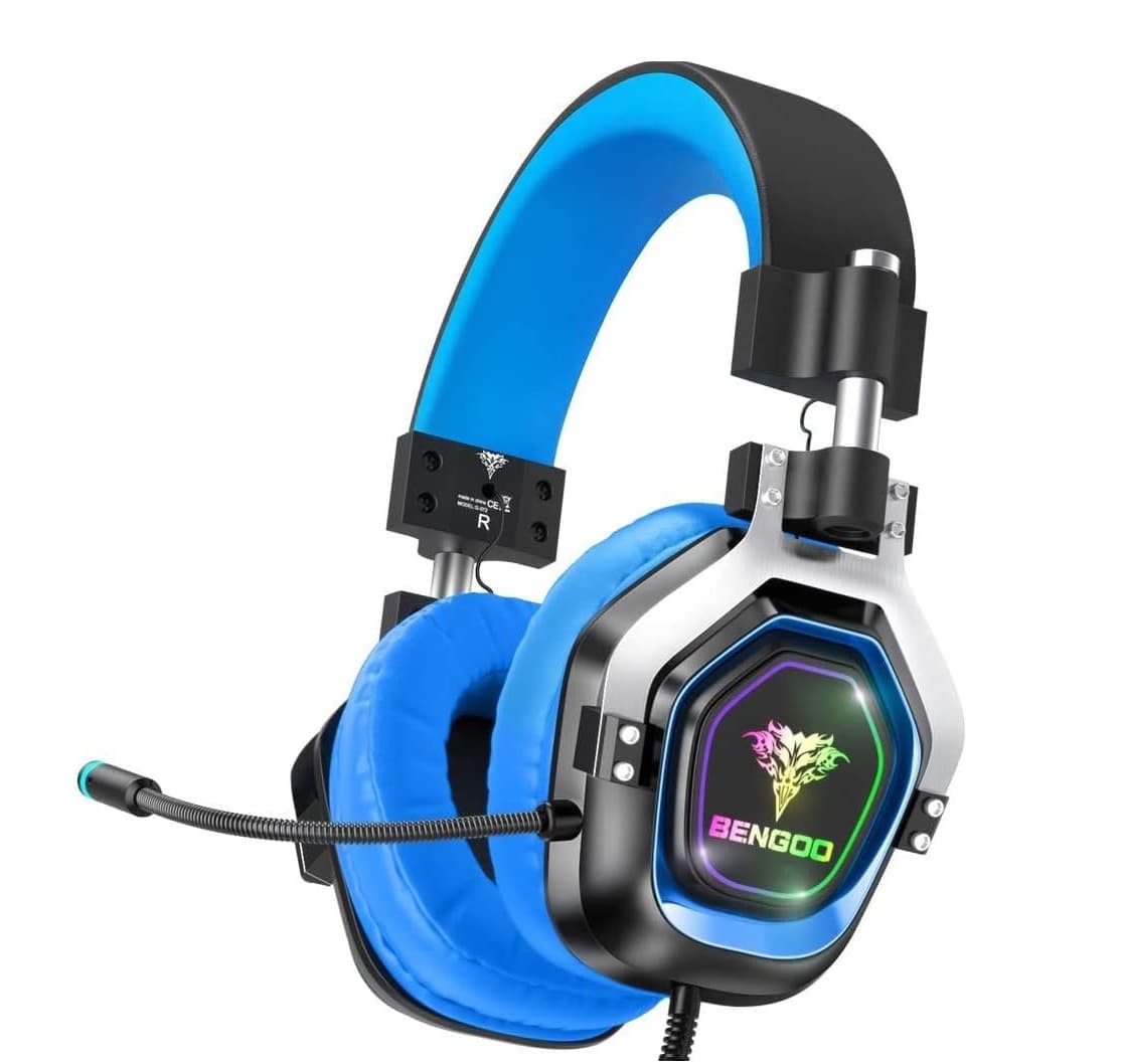Bengoo G9200 Over Ear RGB Gaming Headphone With Mic