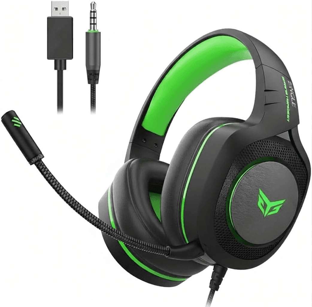 BINGLE G20 Wired Gaming Headphone USB & 3.5mm Jacks (PC/PS4)