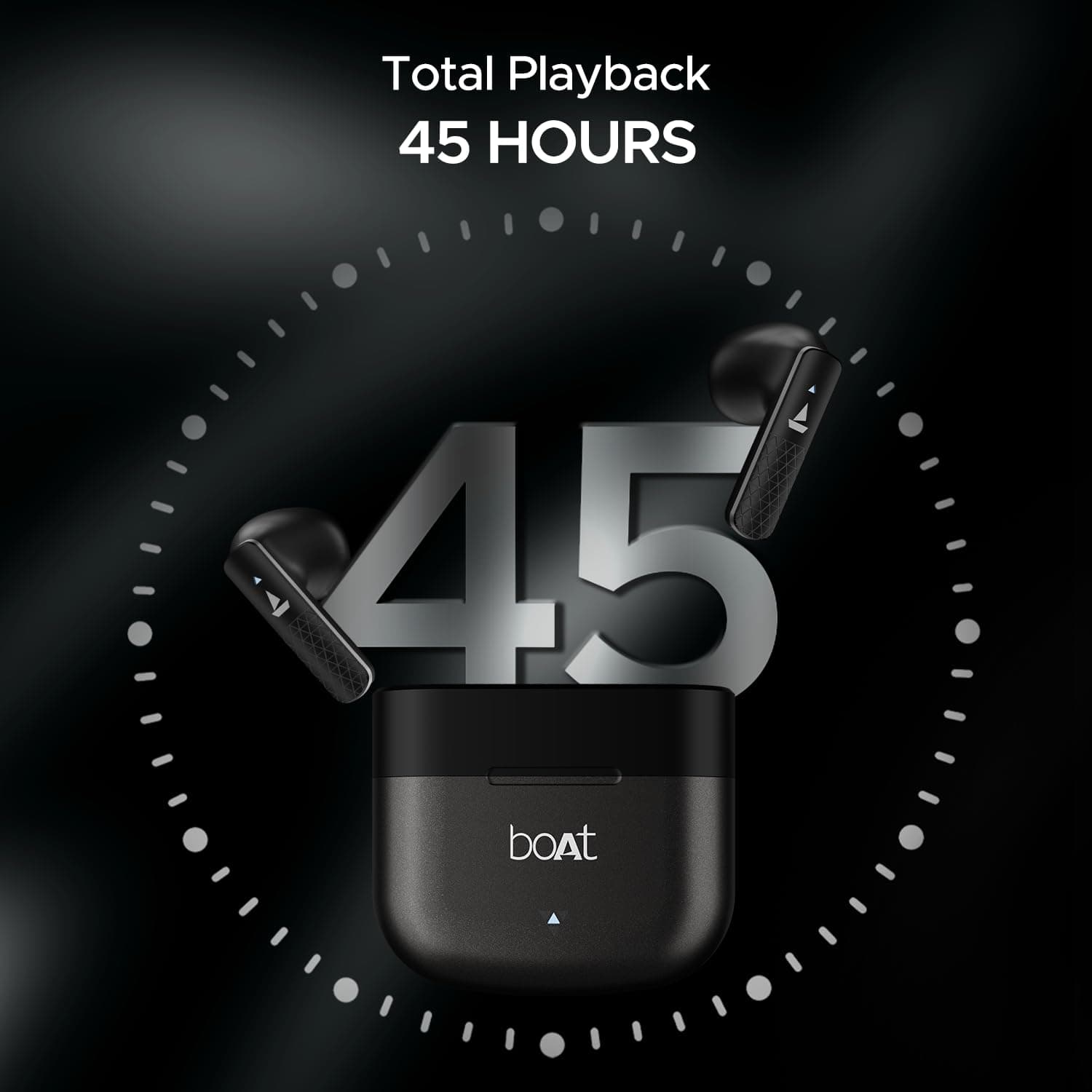 boAt Airdopes 91 Prime TWS Earbuds, 45H Playtime, Fast Charging, ENx Tech, Bluetooth v5.3 view 3