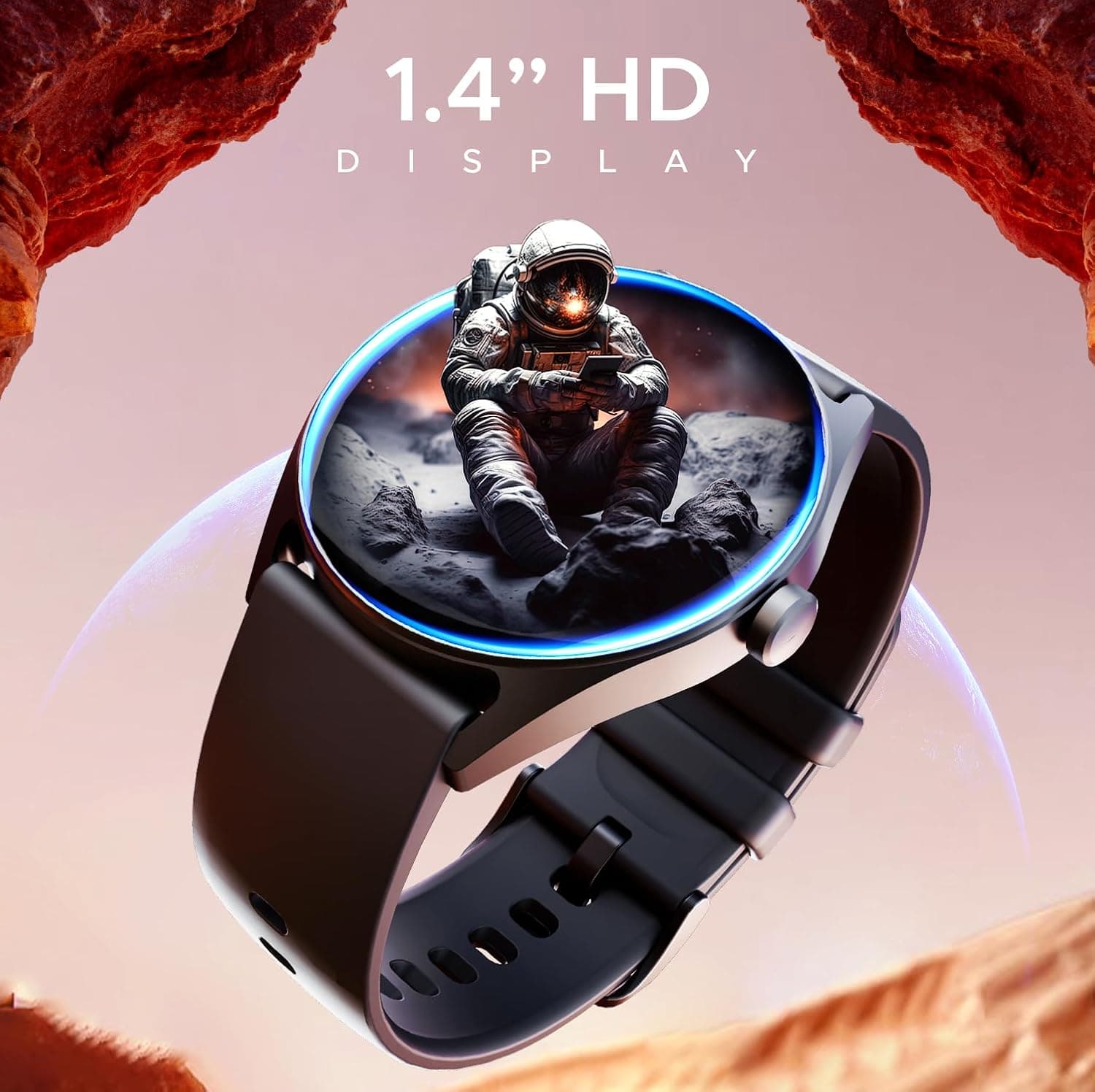 boAt Lunar Link Smartwatch 1.4″ HD  BT Calling Multi-Sports HR & SpO₂ IP67 view 5