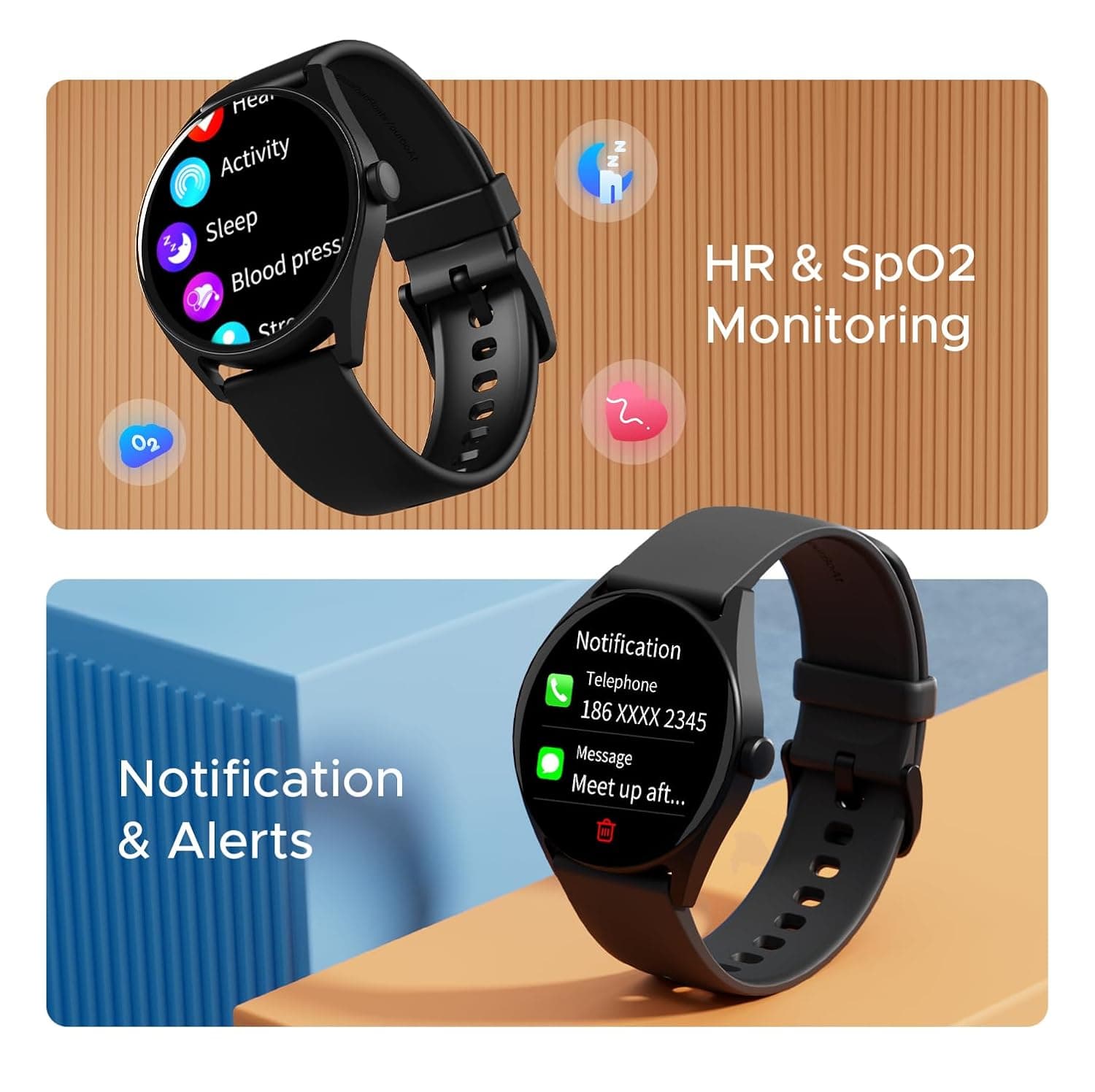 boAt Lunar Link Smartwatch 1.4″ HD  BT Calling Multi-Sports HR & SpO₂ IP67 view 3
