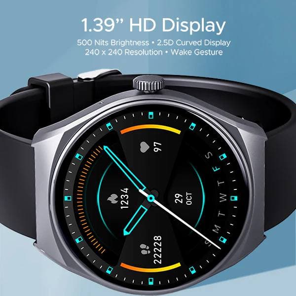 boAt Lunar Seek Smartwatch With Bluetooth Calling & 100+ Sports Modes view 2