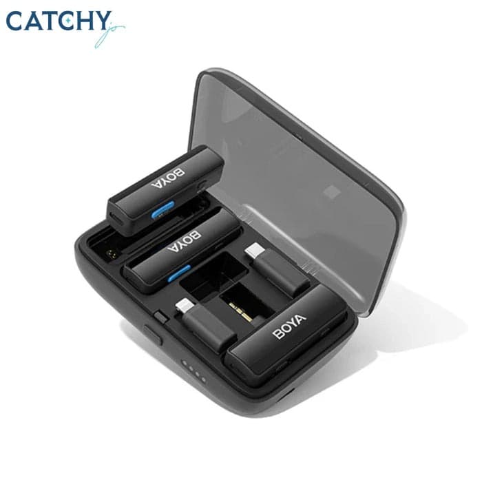 BOYA LINK Wireless Clip-On Digital 2.4GHz Microphone System