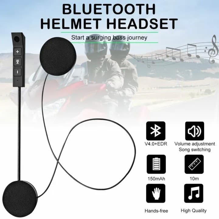 BT11 Helmet Interphone Bluetooth Intercom Wireless Headset