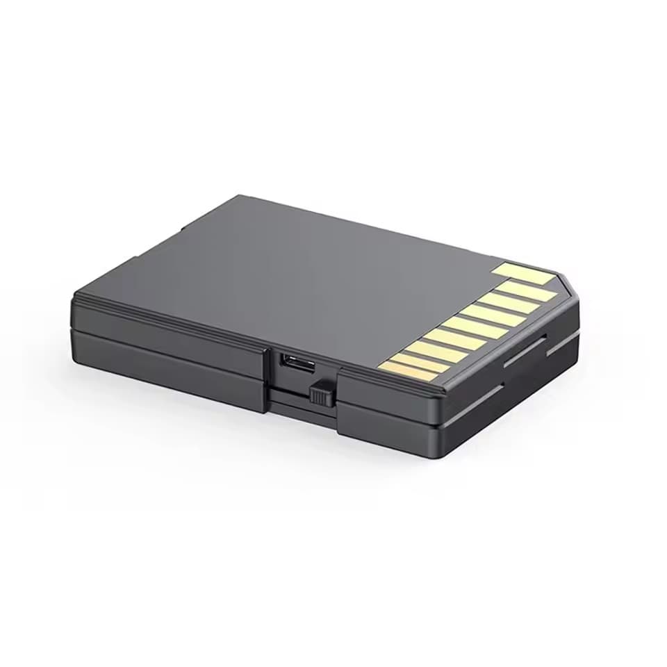 BUDI SD/TF Card Reader with SD Card Appearance Design 4 SD Slots & 8 TF Slots New Multifunctional High-Speed Memory Card Reader view 5