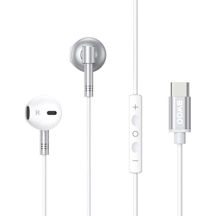 BWOO HF 166 USB Type C Wired Earphones
