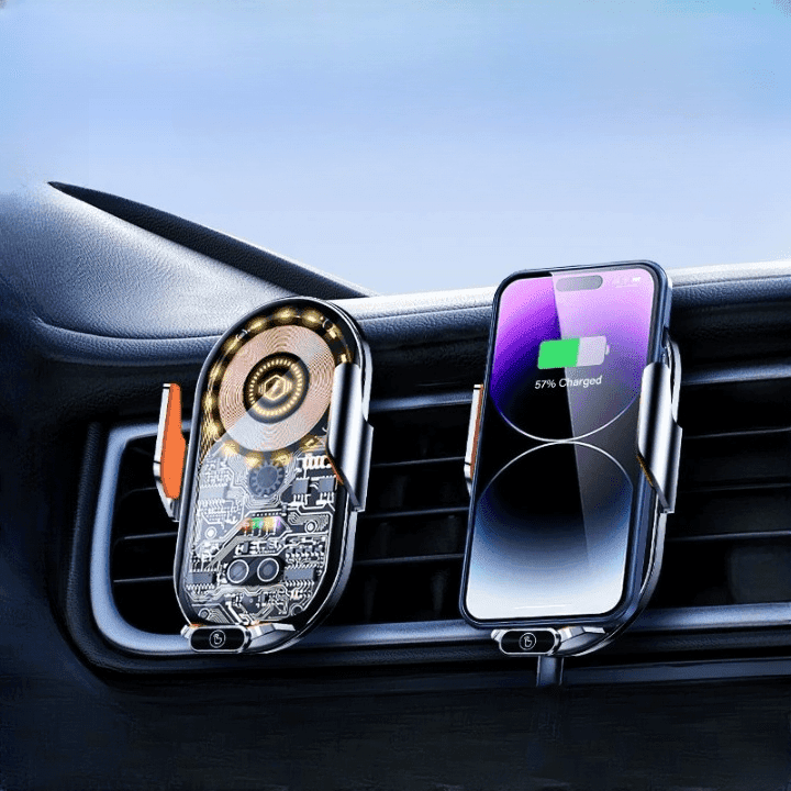 C13 15W Magnetic Wireless Car Charger Phone Holder