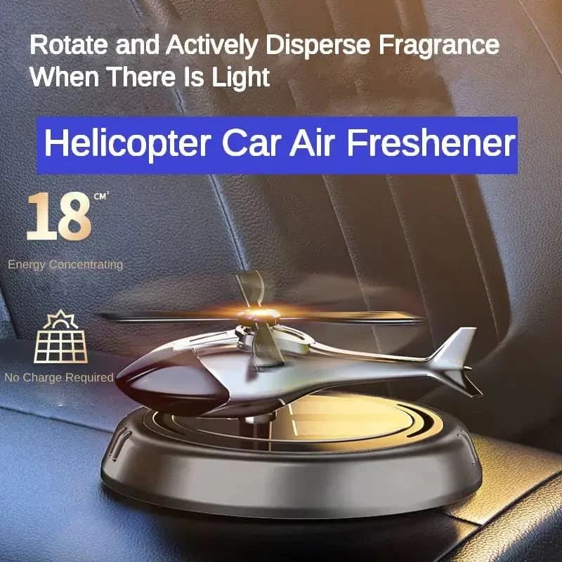 Car Aromatherapy Air Freshener Helicopter Aircraft Decoration Solar Car Perfume