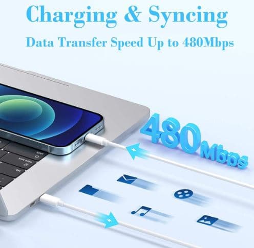 CMS iPhone 20W USB C Lightning Fast Charger With Cable view 2