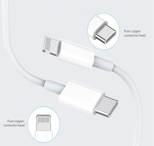 CMS iPhone 20W USB C Lightning Fast Charger With Cable view 3