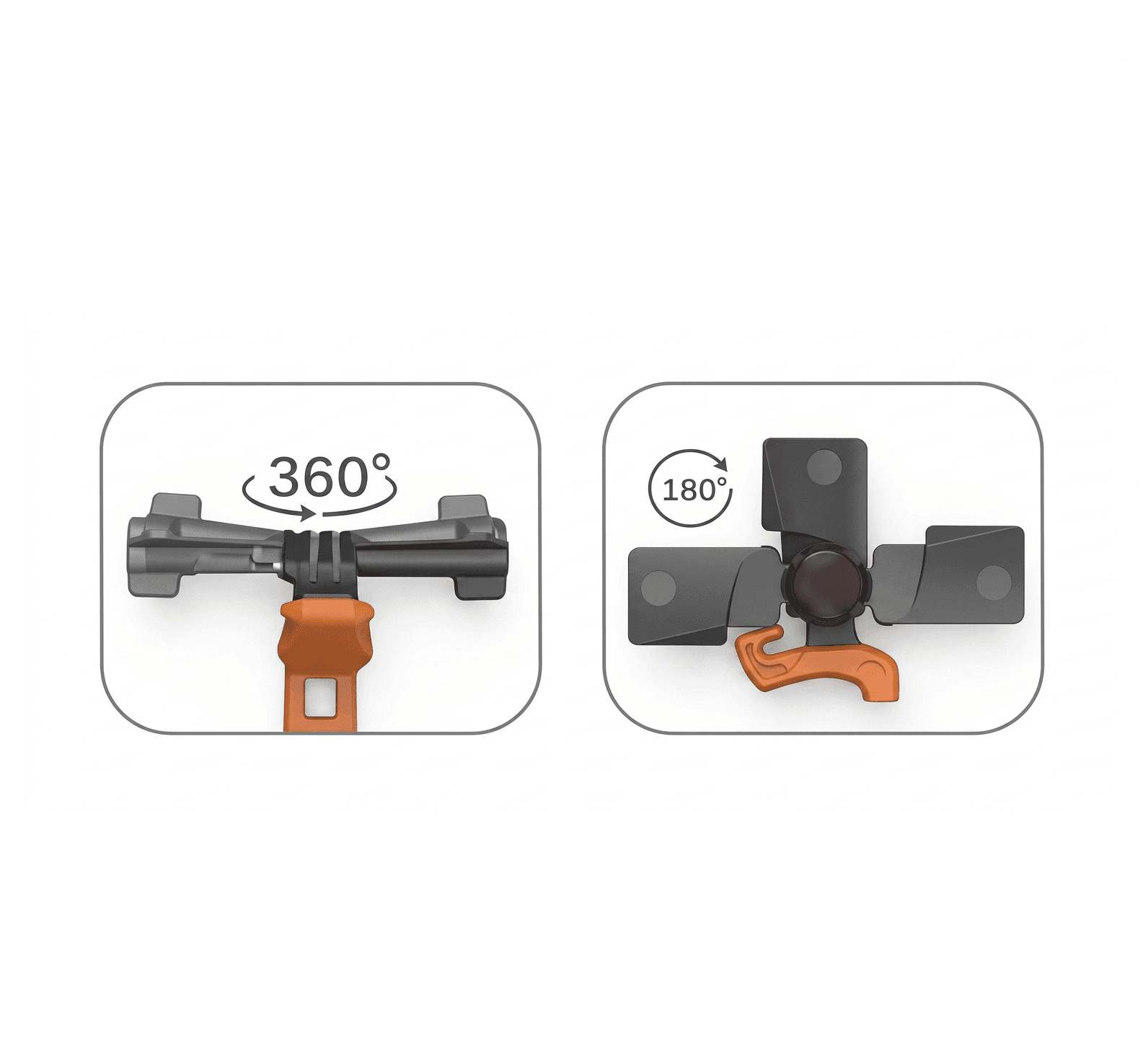 COTECI Elastic Clips Quick-Release Magnetic Mount for DJI OSMO Action 6 view 2