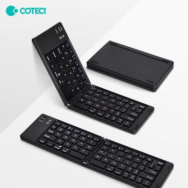 COTECi Folding Bluetooth Keyboard Wireless Silent Portable And Universal