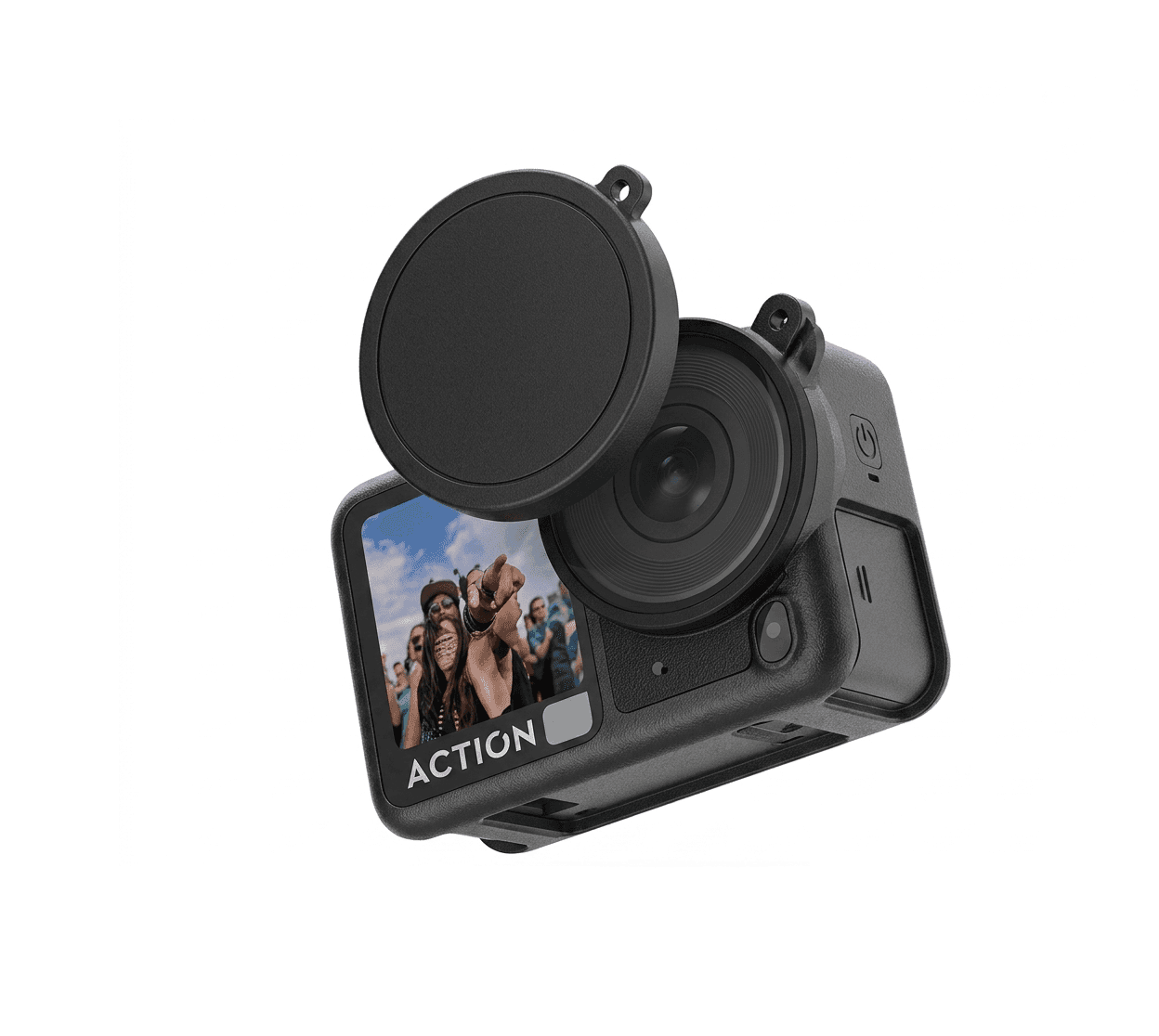 COTECi Silicone Protective Case with Lens Cap for DJI Osmo Action 6